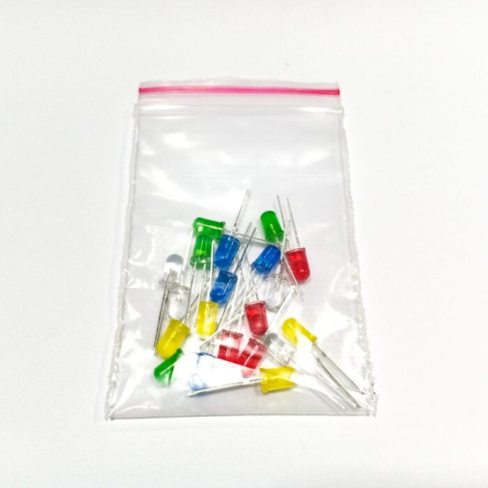 عبوة 20  ليد ملونة مختلطة (5 مم)